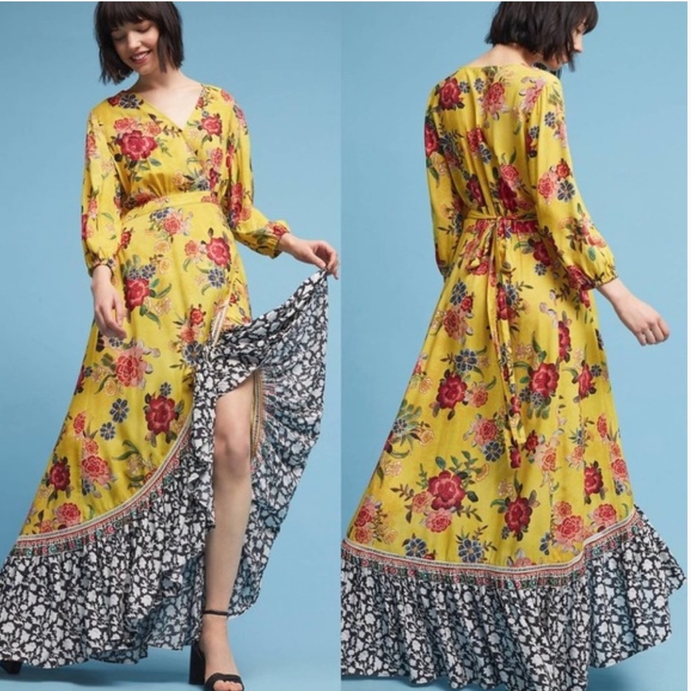 Farm Rio CELEB FAVE! Sunlit Floral Maxi Dress